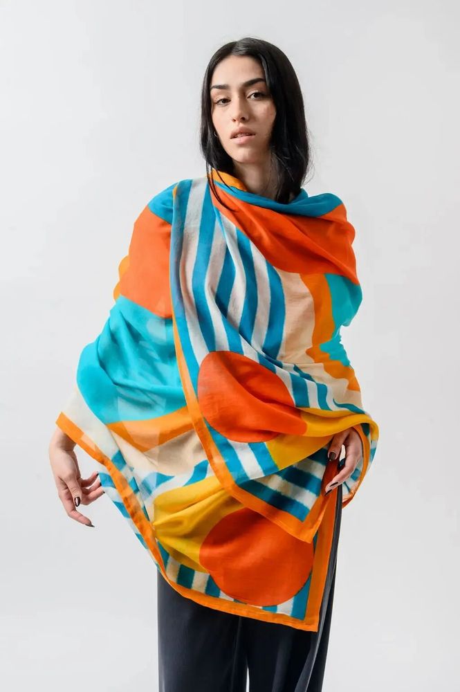 Scarves - Visual Chord Scarf - KORES ACCESSORIES