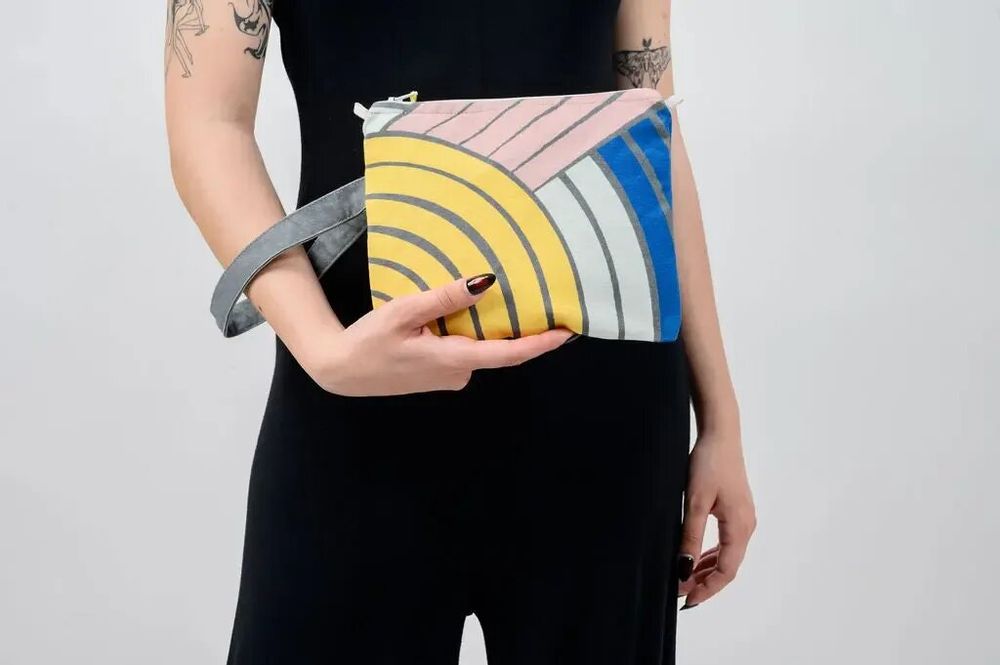 Bags and totes - Chromatic Orbit Pouch Bag - KORES ACCESSORIES