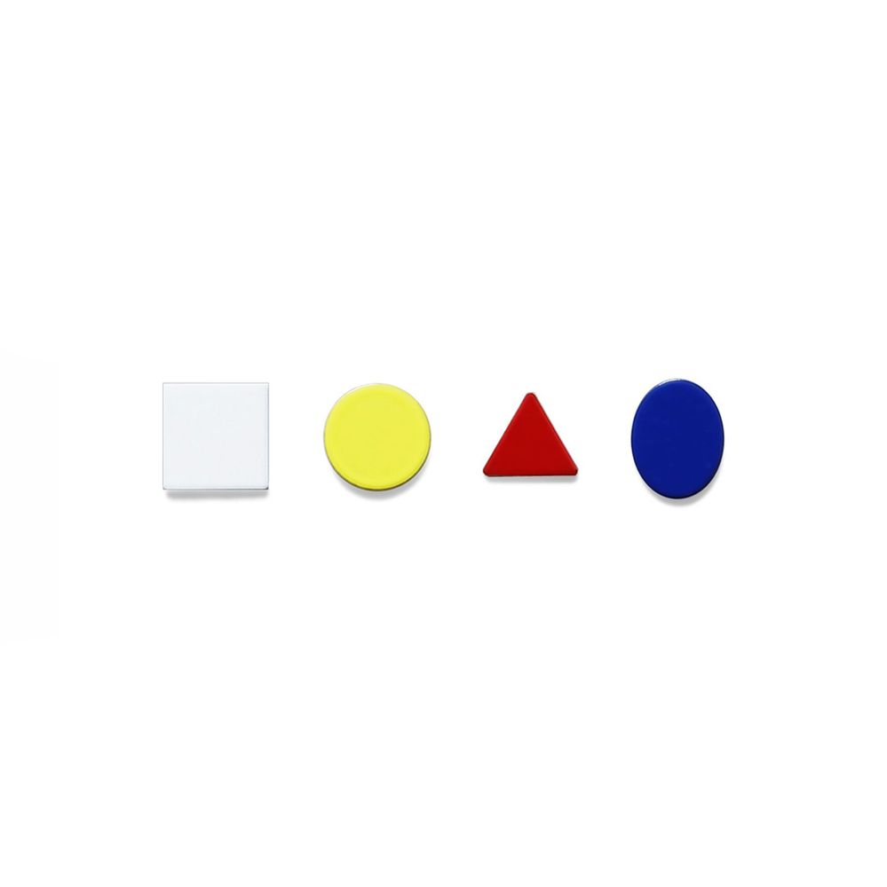 Bijoux - Boucles d’oreilles géométriques – Formes ludiques en couleur - ISUWA