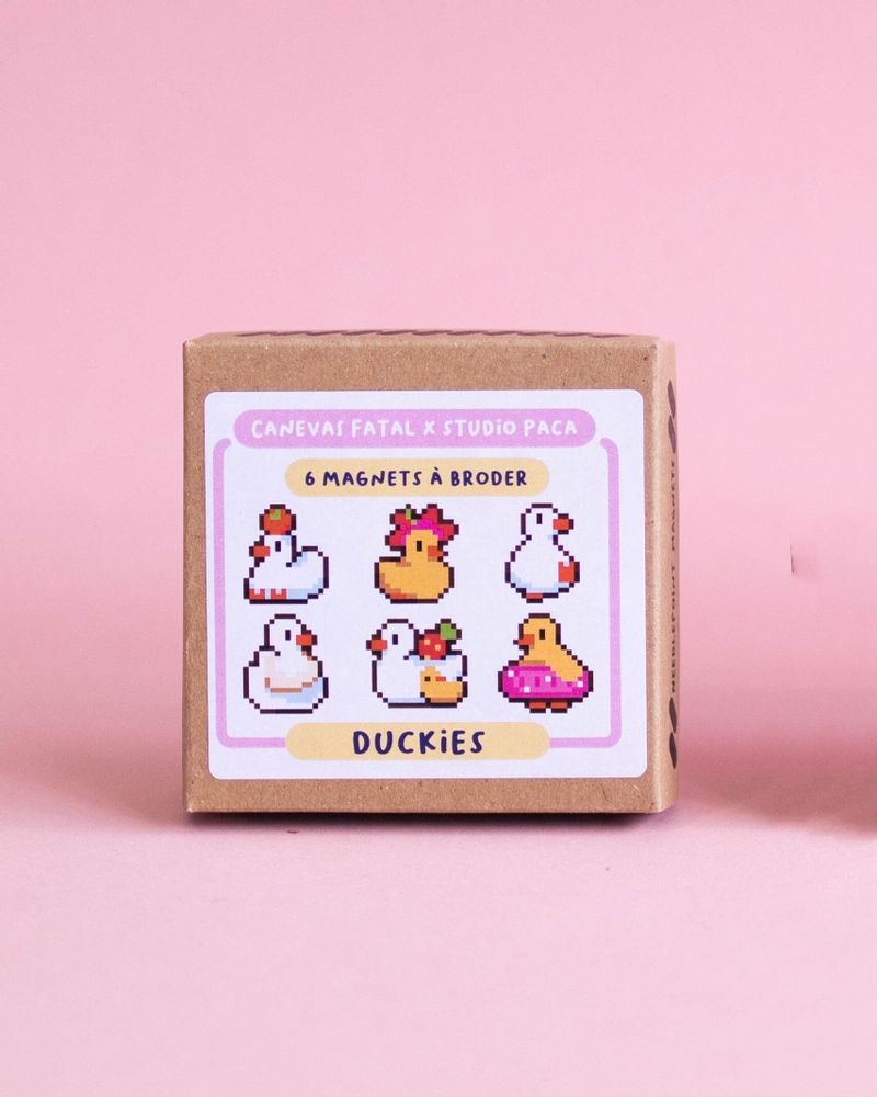 Children's arts and crafts - Magnet kit - Duckies - CANEVAS FATAL