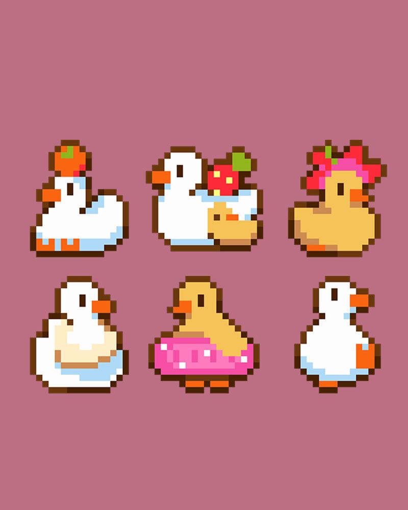 Children's arts and crafts - Magnet kit - Duckies - CANEVAS FATAL