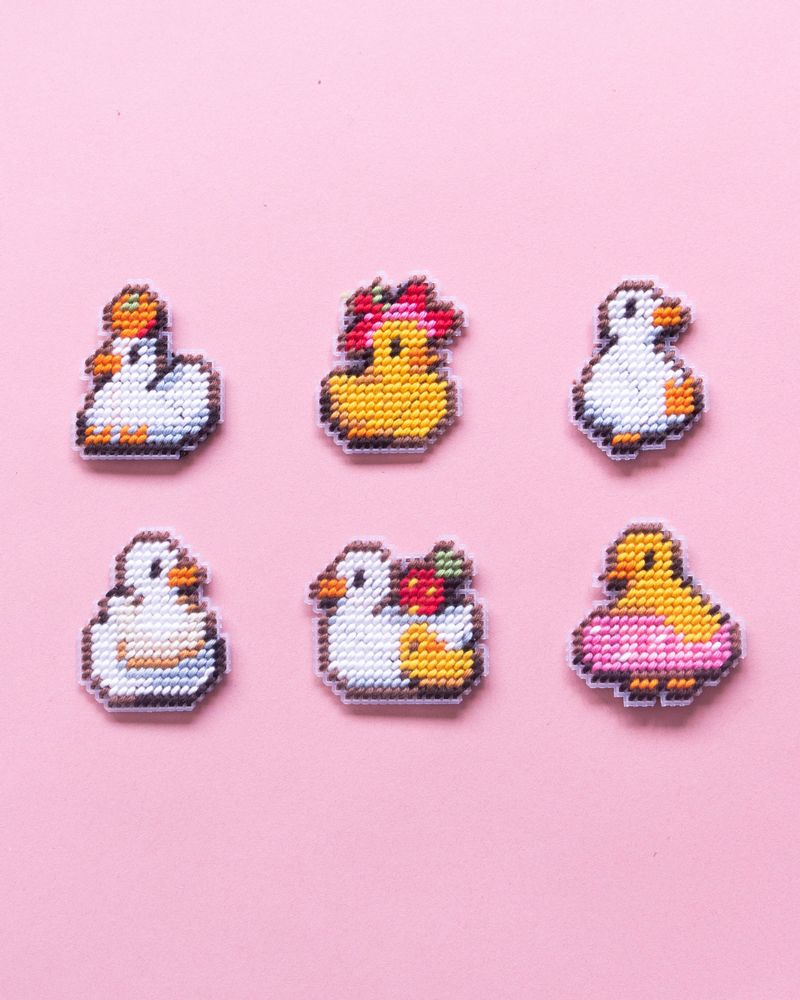Children's arts and crafts - Magnet kit - Duckies - CANEVAS FATAL