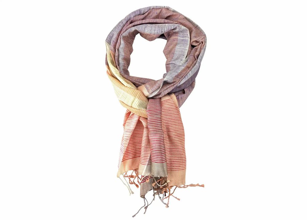 Foulards et écharpes - ETOLE EN SOIE "AZMAR" - KARAWAN AUTHENTIC