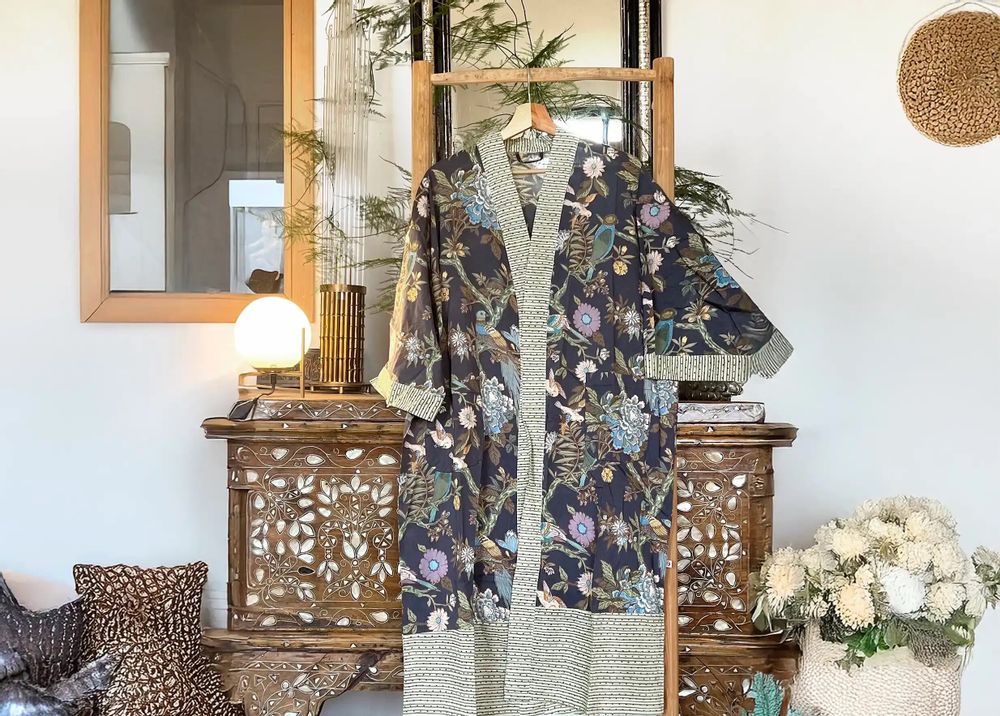 Prêt-à-porter - KIMONO BIRD PARADISE - KARAWAN AUTHENTIC