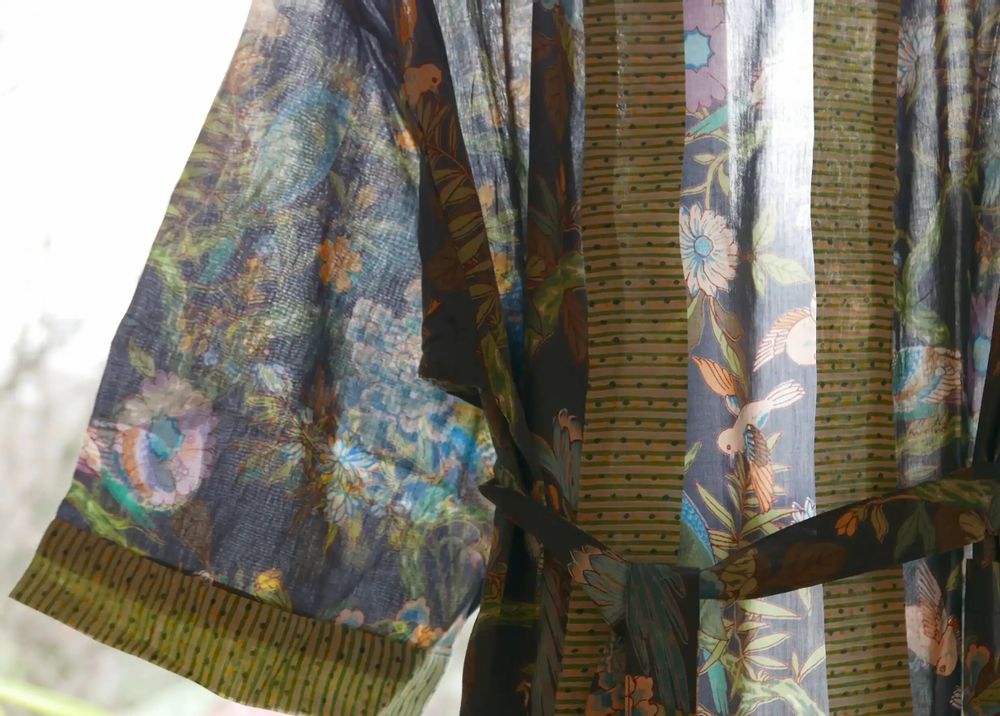 Prêt-à-porter - KIMONO BIRD PARADISE - KARAWAN AUTHENTIC