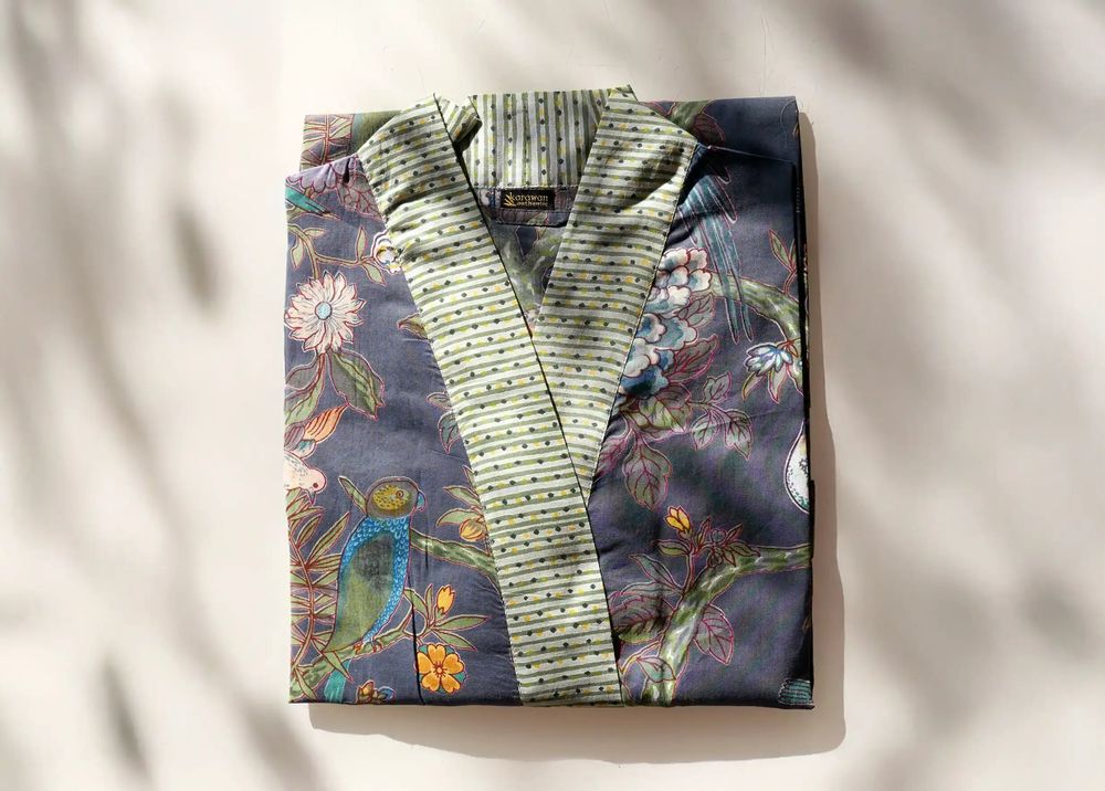 Prêt-à-porter - KIMONO BIRD PARADISE - KARAWAN AUTHENTIC