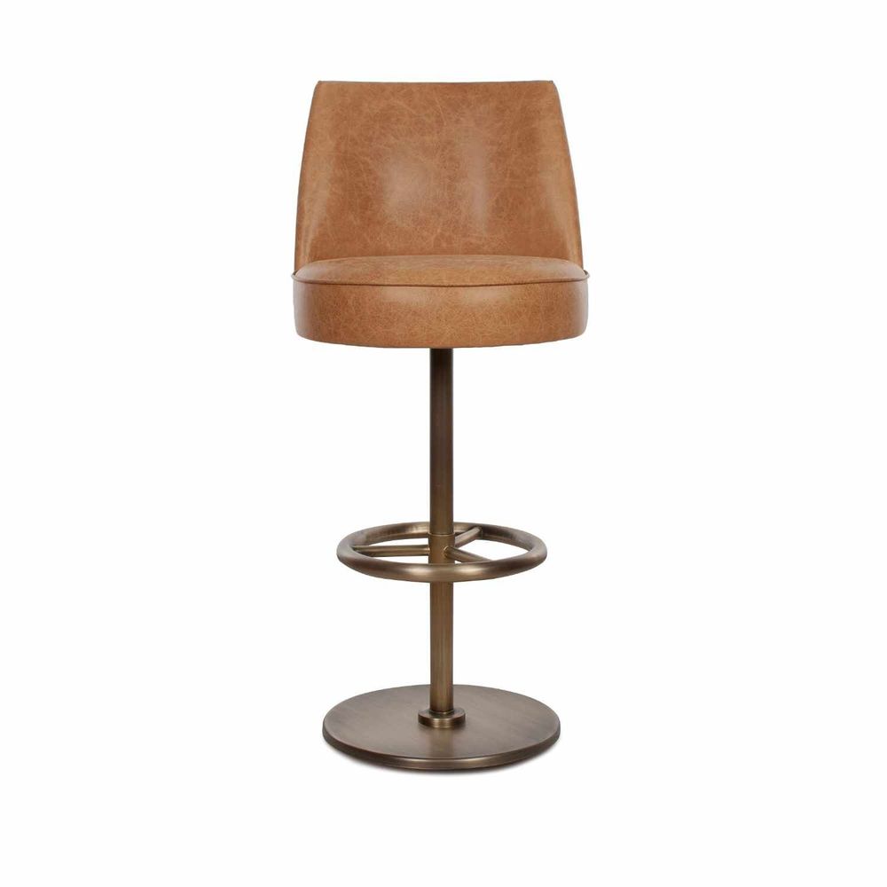 Tabourets pour collectivités - Bono Leather Stool | Tabouret - CREARTE COLLECTIONS