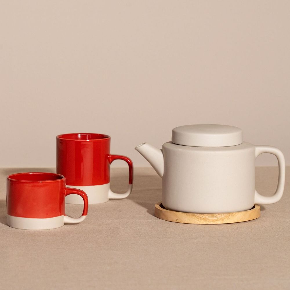 Mugs - CYL teapot grey clay - KINTA