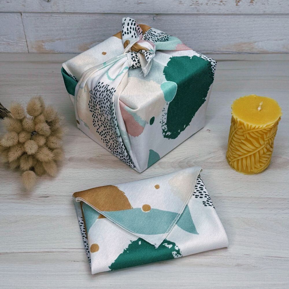 Gifts - Reusable gift wrap (furoshiki) 50 X 50 cm - PAKÉ