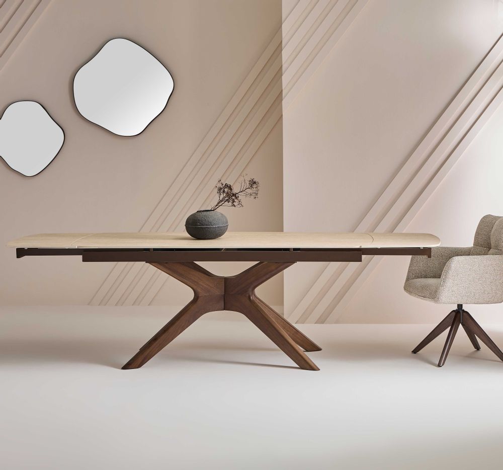 Dining Tables - TIVOLI DINING ROOM TABLE - SIGNATURE MOBILIER ET DÉCORATION