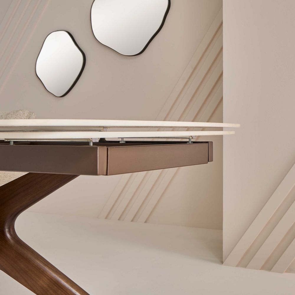 Dining Tables - TIVOLI DINING ROOM TABLE - SIGNATURE MOBILIER ET DÉCORATION