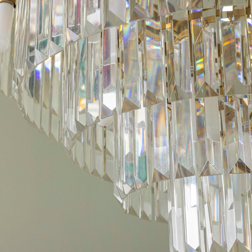 Suspensions - Lustre Fulgurant doré - SIGNATURE MOBILIER ET DÉCORATION