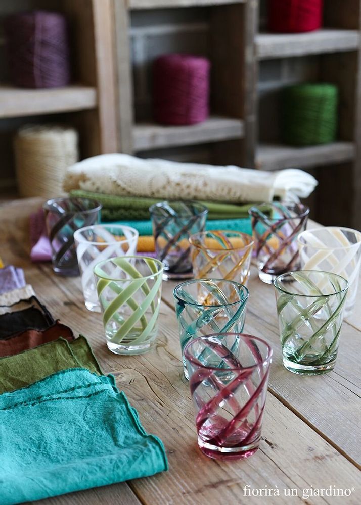 Cuisines de jardin - 24 Sets de 6 Verres en méthacrylate (144 pièces) - FIORIRA UN GIARDINO SRL