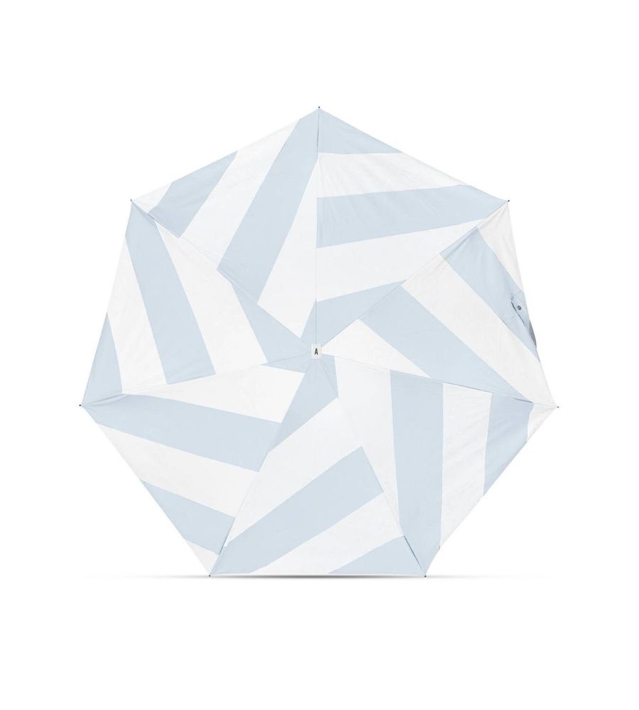 Cosmétiques - Mini parapluie-ombrelle anti-UV – Swirl Bleu Perle – Spectra - ANATOLE