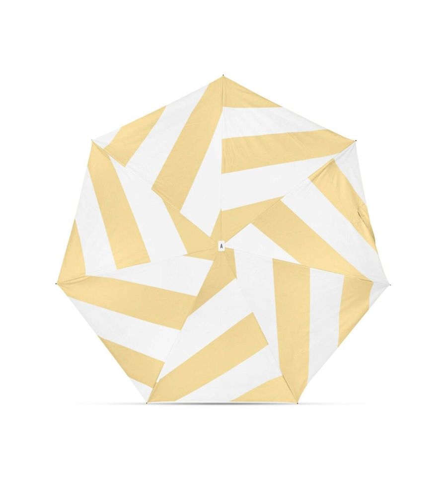Cosmétiques - Mini parapluie-ombrelle anti-UV – Swirl Jaune Lin – Solaris - ANATOLE