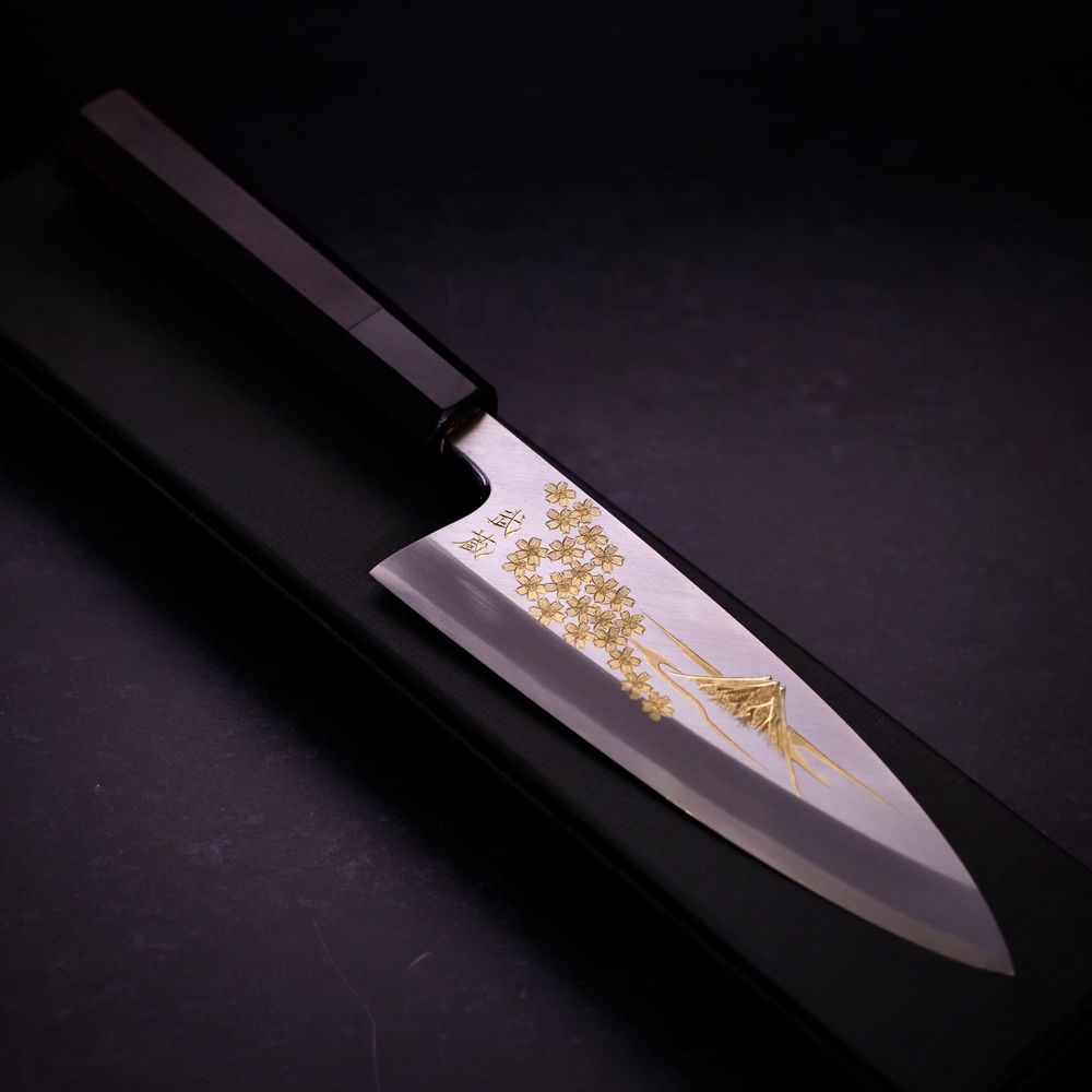 Knives - Chōkin Knife: A Blade Forged with Gold - MUSASHI JAPAN