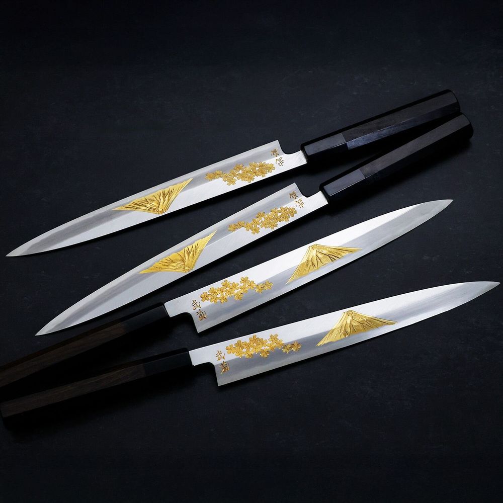 Knives - Chōkin Knife: A Blade Forged with Gold - MUSASHI JAPAN