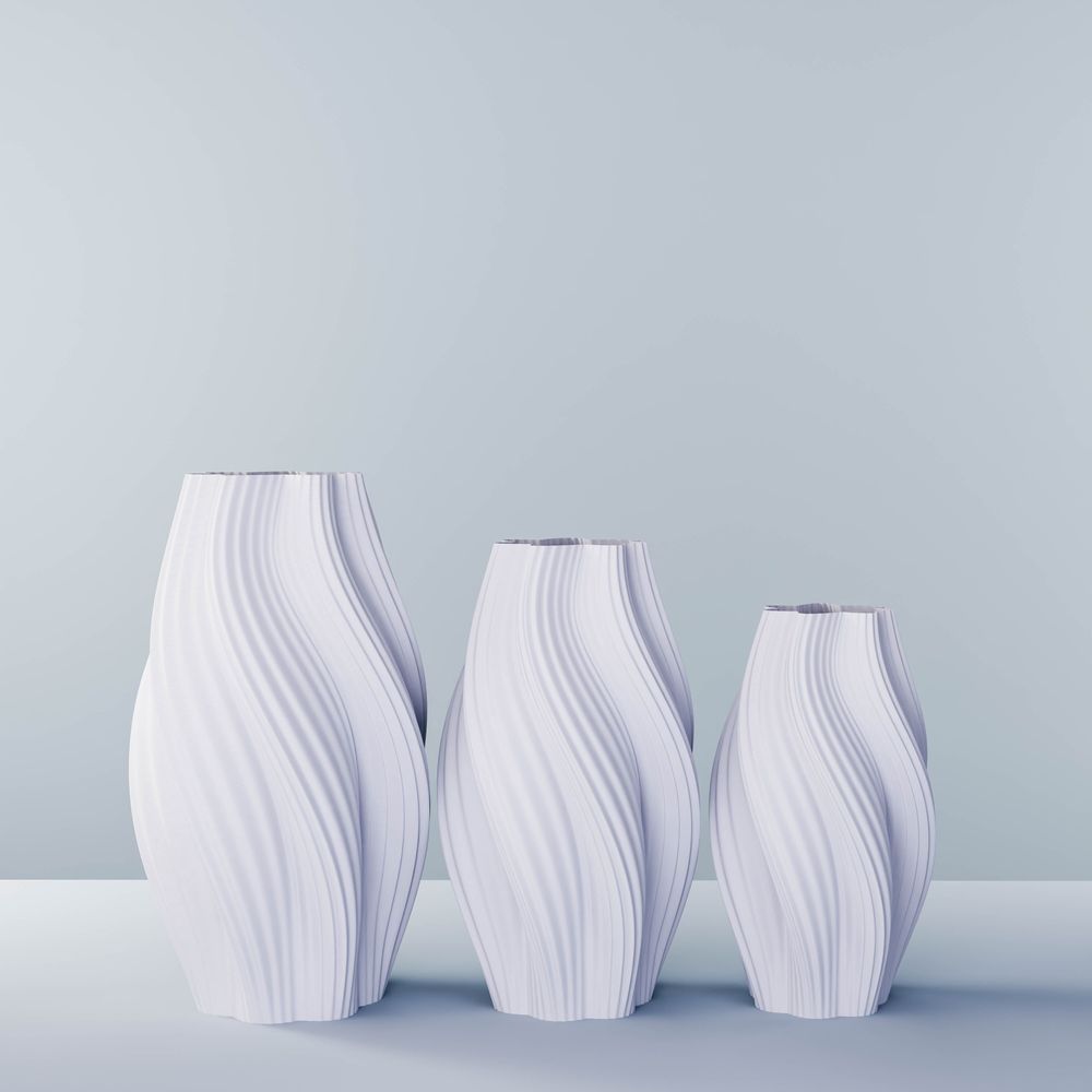 Office design and planning - Vase set "Hot Ice Cream" / save 20% - AUURA
