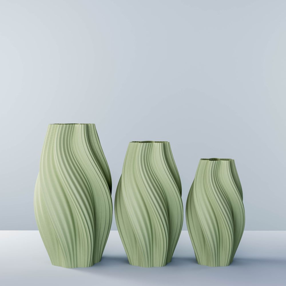 Office design and planning - Vase set "Hot Ice Cream" / save 20% - AUURA