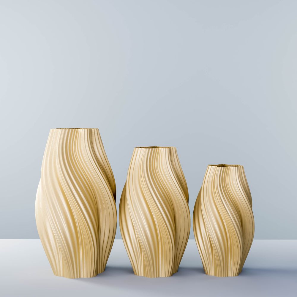 Office design and planning - Vase set "Hot Ice Cream" / save 20% - AUURA