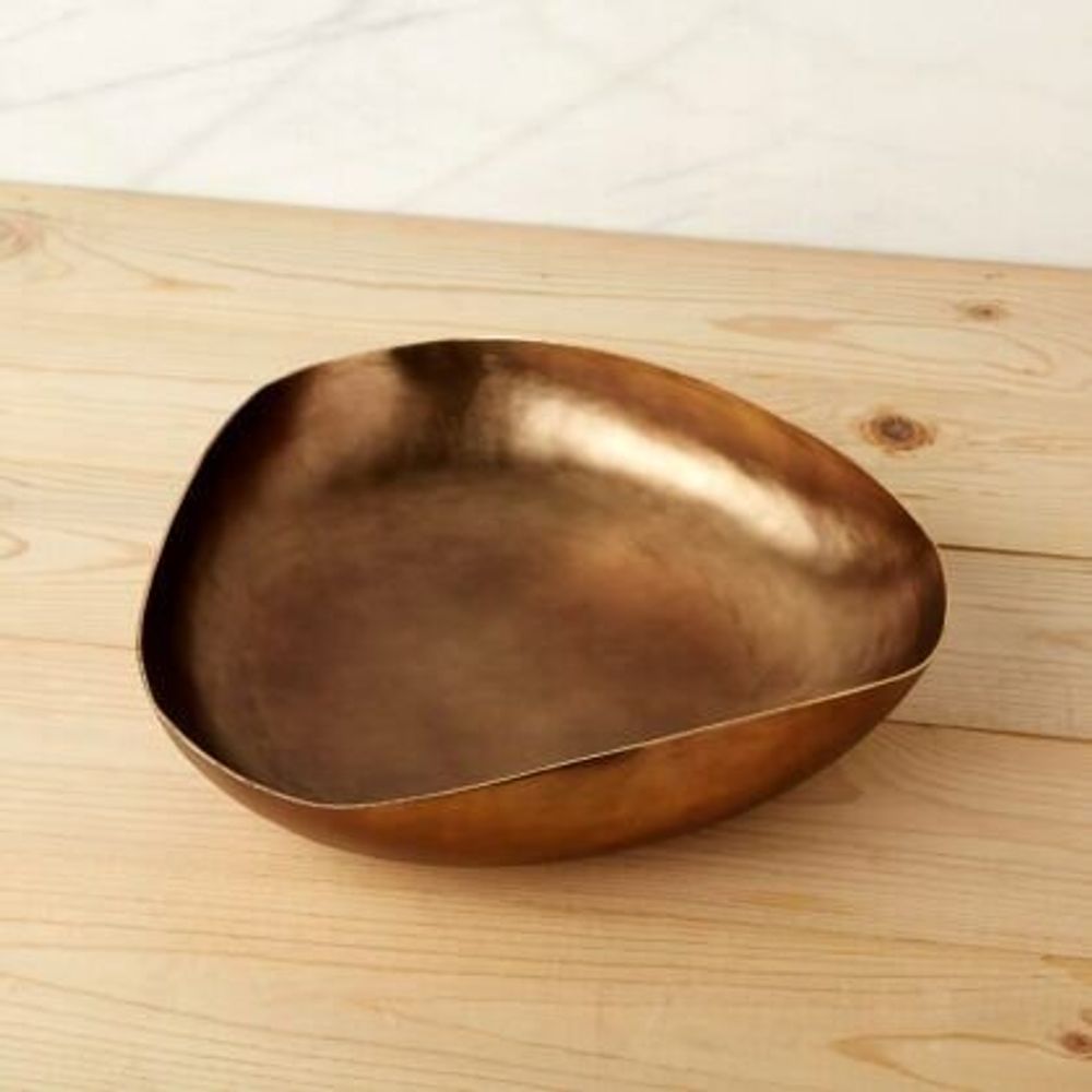 Bowls - Cobbled Antique Bronze bowls and platters - BE HOME