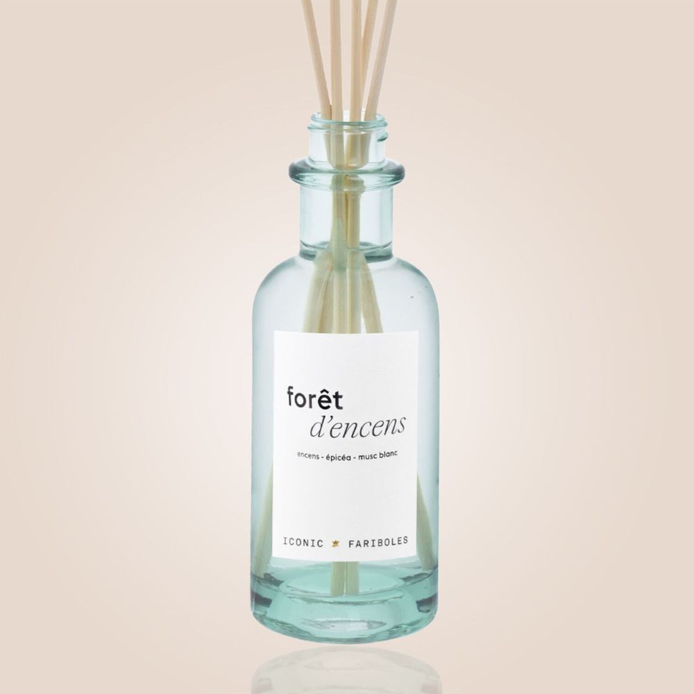 Diffuseurs de parfums - Mikado Iconic, Forêt d'Encens - FARIBOLES