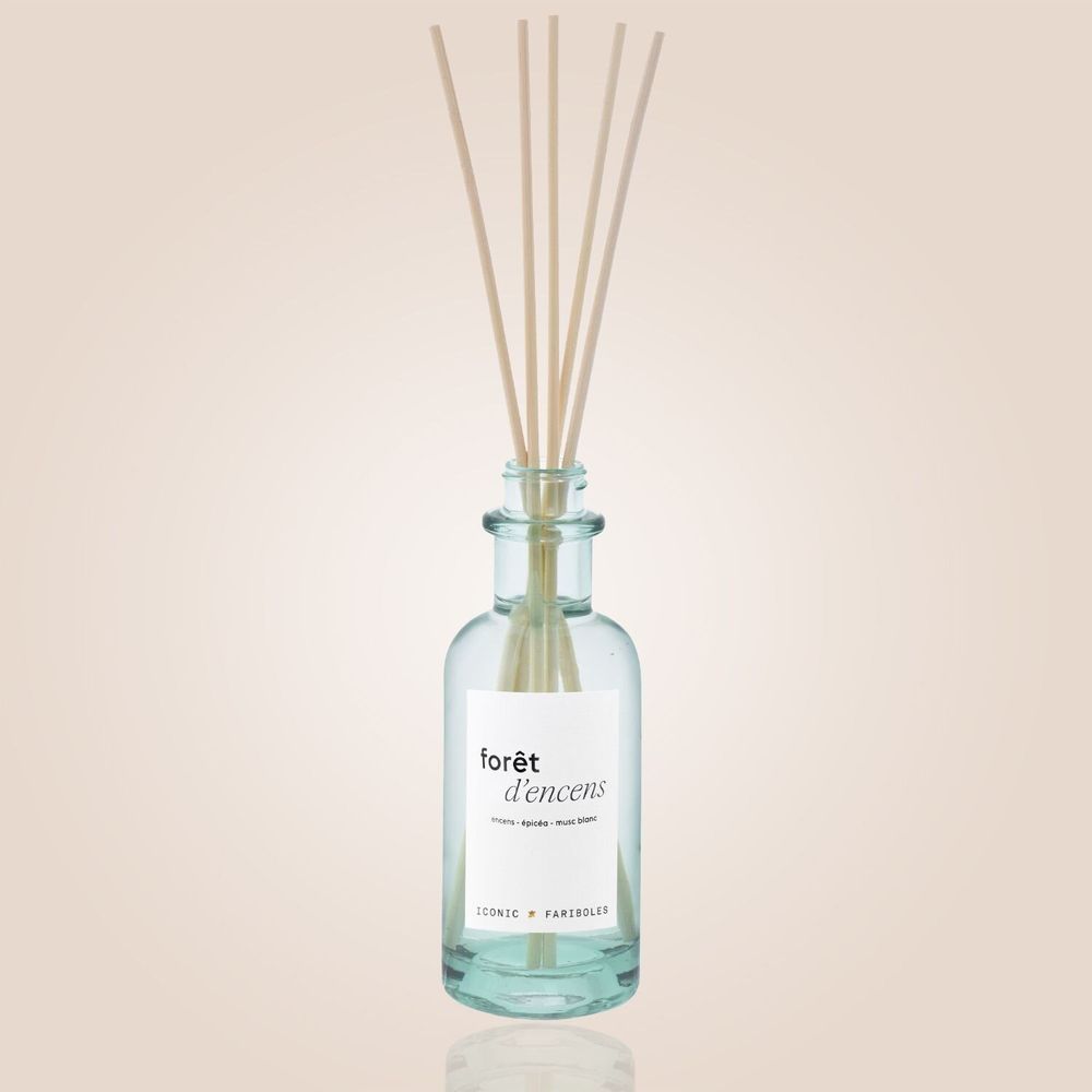 Diffuseurs de parfums - Mikado Iconic, Forêt d'Encens - FARIBOLES