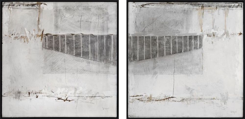 Services - 'Diptyque Efeso XS' - Œuvre Originale - 80x40 cm - PERSPECTIVA 10