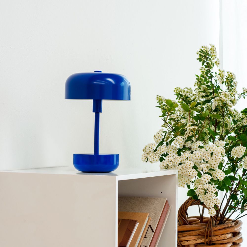 Lampes de table - Lampe de table rechargeable LED bleue Haipot - DYBERG LARSEN