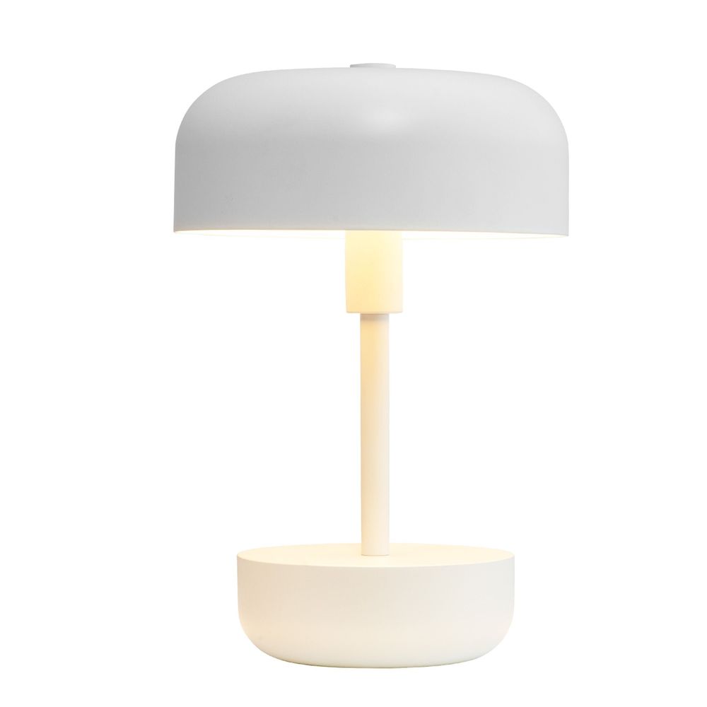 Lampes de table - Lampe de table rechargeable LED blanche Haipot - DYBERG LARSEN