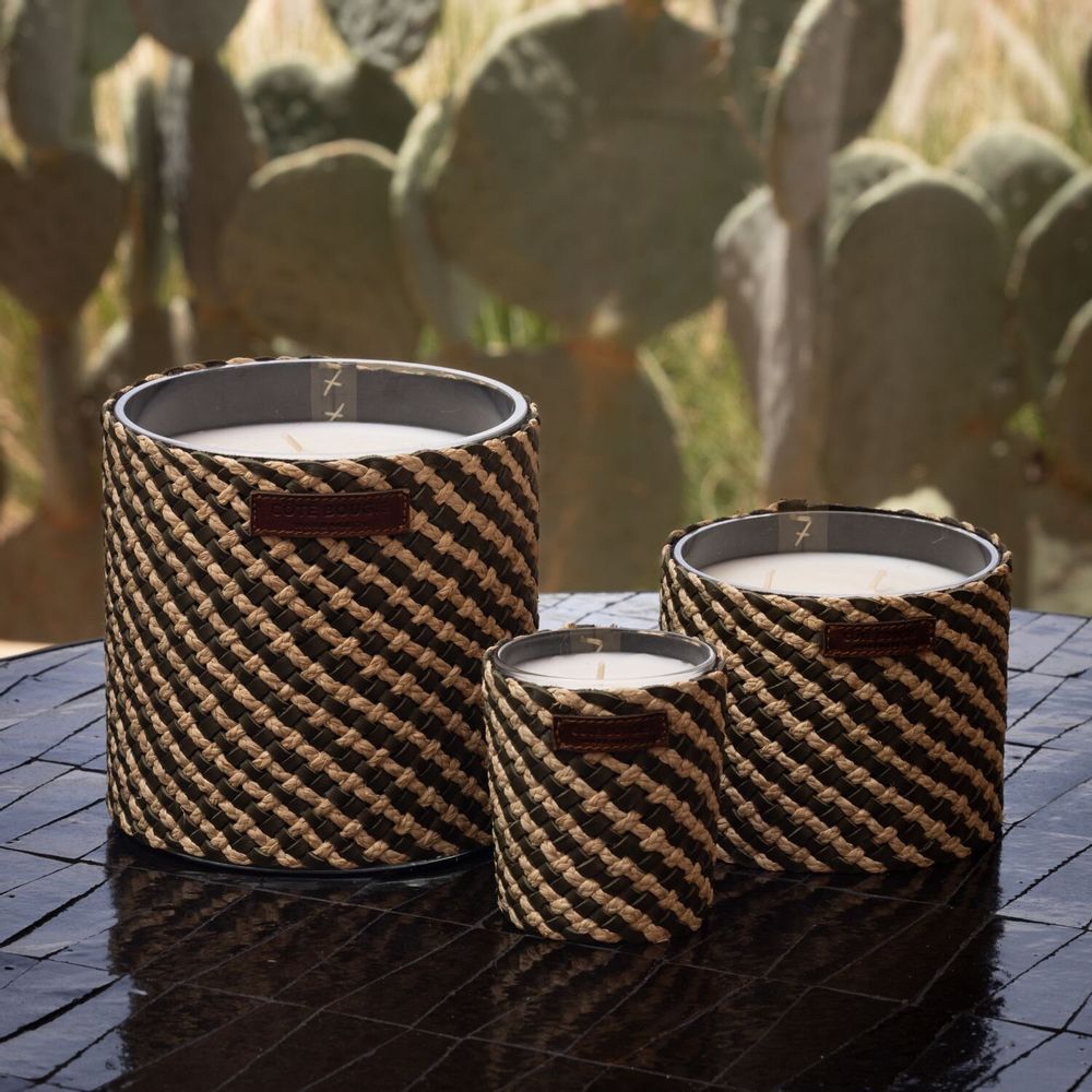 Other tables - Raffia tanner Noria - CÔTÉ BOUGIE MARRAKECH