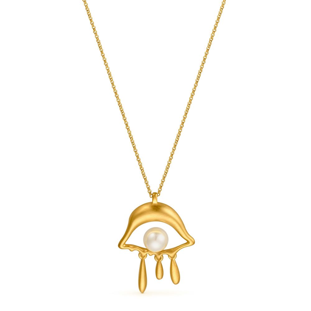 Jewelry - GOLDEN NECKLACE DALÍ, JEWELRY BY JOIDART, EYE - JOIDART