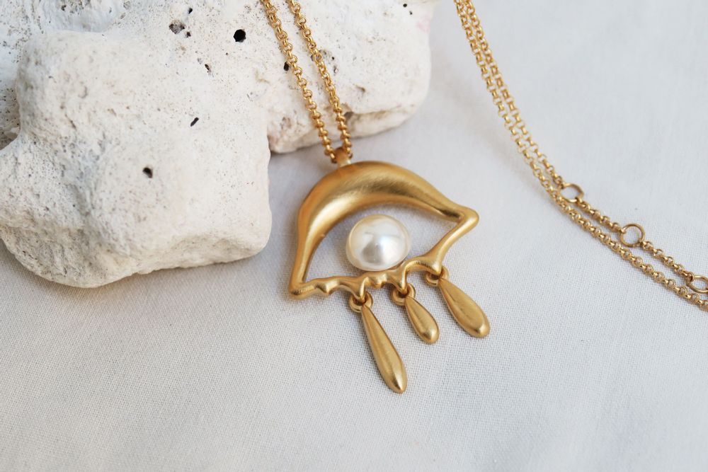 Jewelry - GOLDEN NECKLACE DALÍ, JEWELRY BY JOIDART, EYE - JOIDART