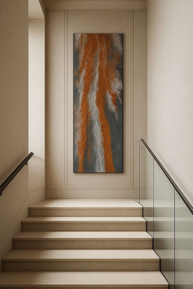 Paintings - Sillage diptych acrylic painting finish resin - TURIK&ART (KSENIIA TURIK)