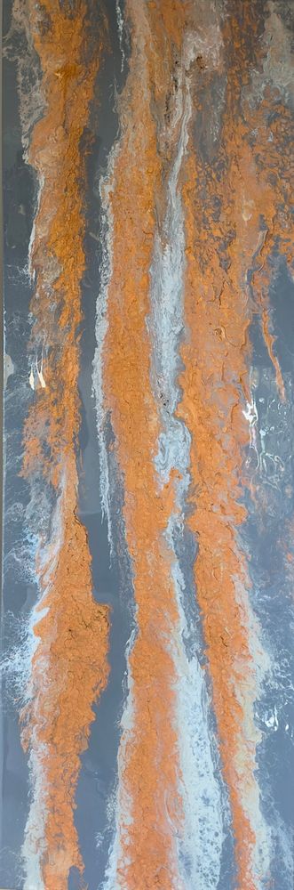 Paintings - Sillage diptych acrylic painting finish resin - TURIK&ART (KSENIIA TURIK)