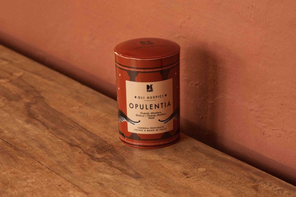 Cadeaux - OPULENTIA Bougie parfumée coulée à la main en Italie. - DEREBUS