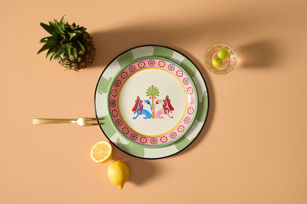 Assiettes au quotidien - Collection ancestrale Cosmogenesis - KAPKA ENAMELWARE