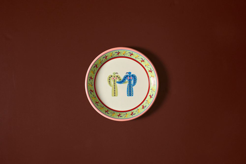 Assiettes au quotidien - Collection ancestrale Cosmogenesis - KAPKA ENAMELWARE