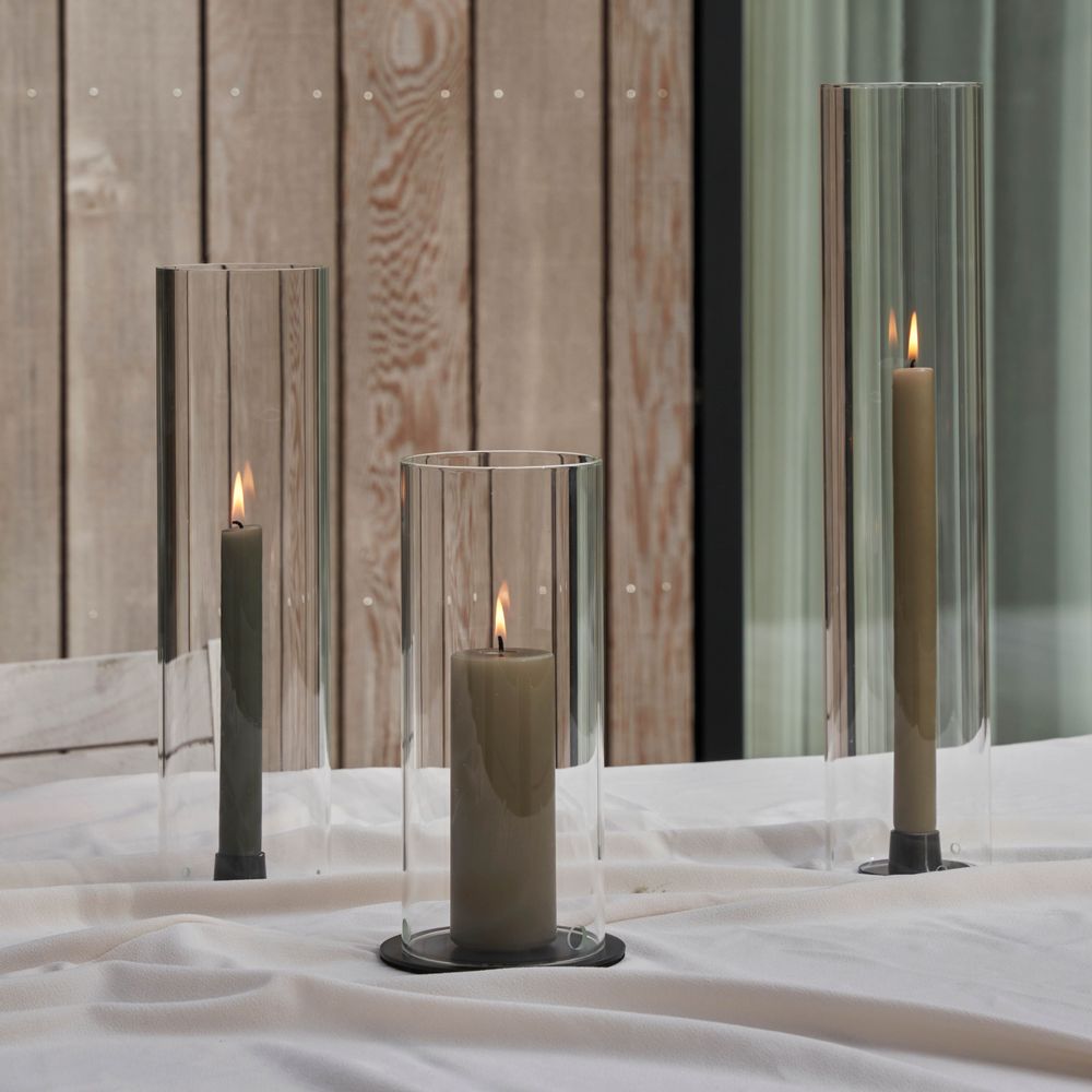 Design objects - Cylindrical glass hurricane - ESTER & ERIK