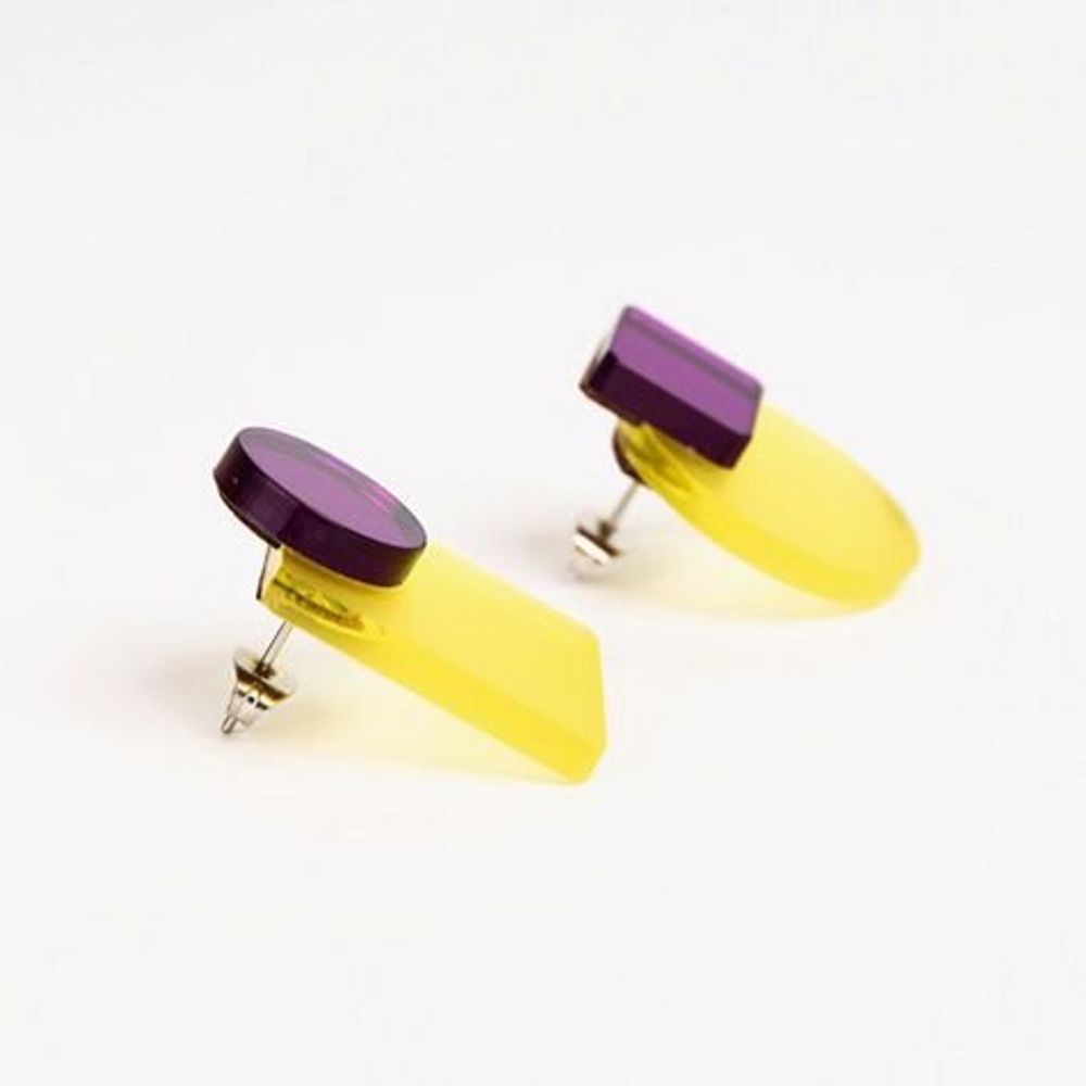 Jewelry - Glare Mini Earrings / Available in +15 sophisticated palettes - PAMELA COROMOTO