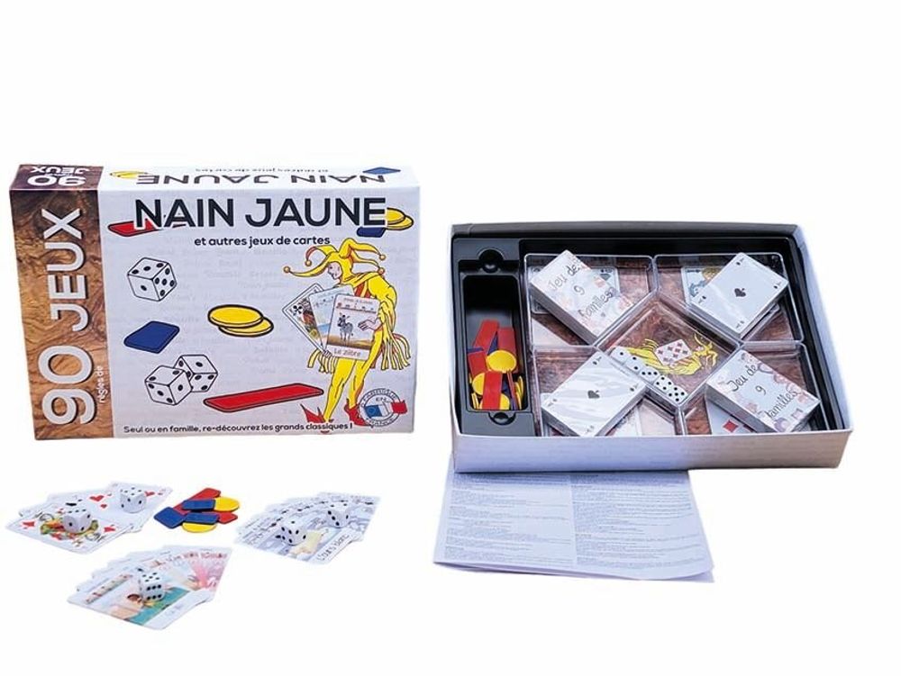 Jeux enfants - Coffret Nain jaune et Jeux de cartes - FERRIOT CRIC