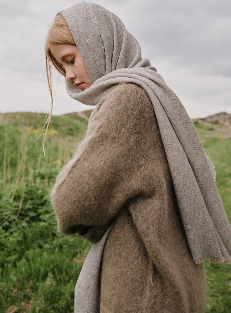 Homewear textile - Couverture 100 % laine mérinos , tissée en Finlande - LAPUAN KANKURIT OY FINLAND