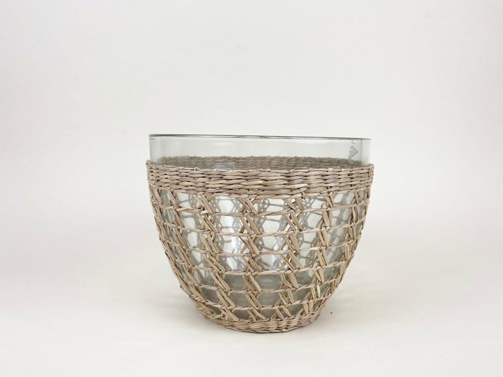 Platter and bowls - Seagrass Cage Bowls - BE HOME