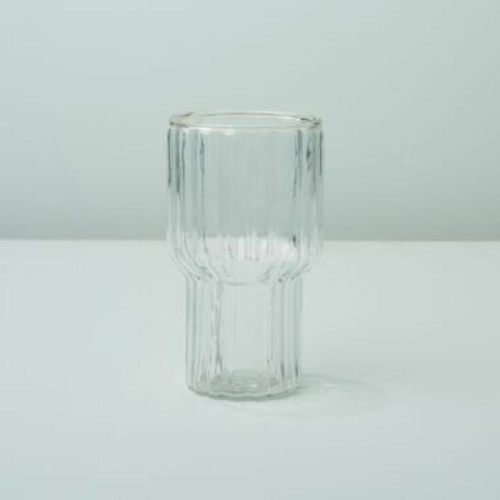 Glass - Ribbed glasses and carafes - BE HOME