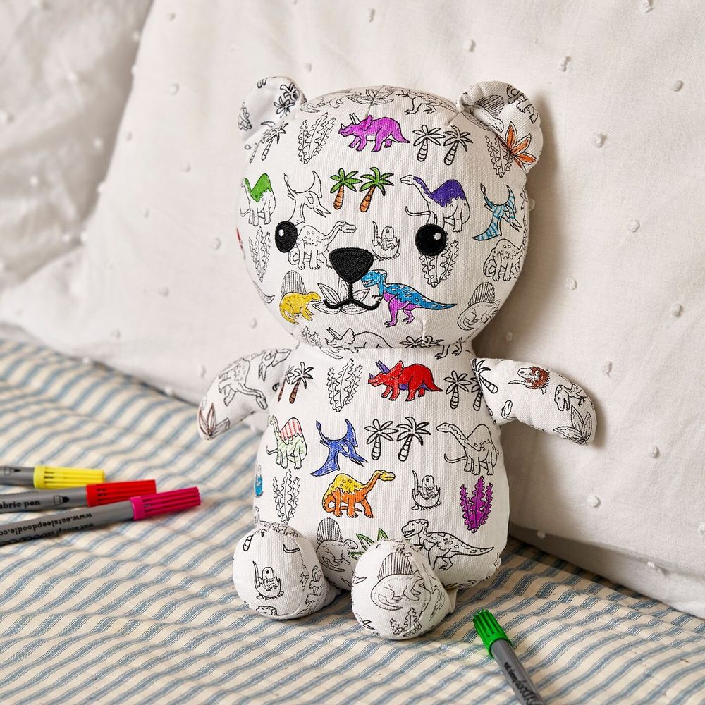 Peluches - Artie Bear™ : ours à colorier - EATSLEEPDOODLE