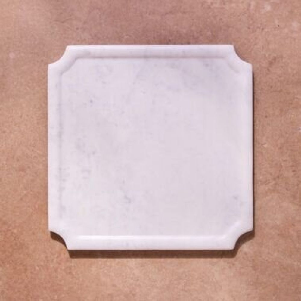 Trays - White Marble Framed Boards - BE HOME