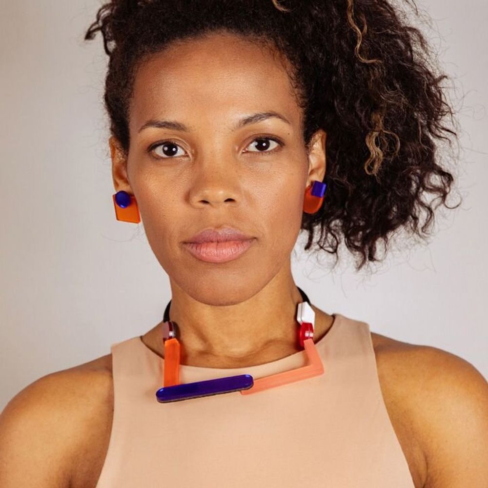 Jewelry - Impulse O Necklace – Abstract, Playful, Artistic - PAMELA COROMOTO