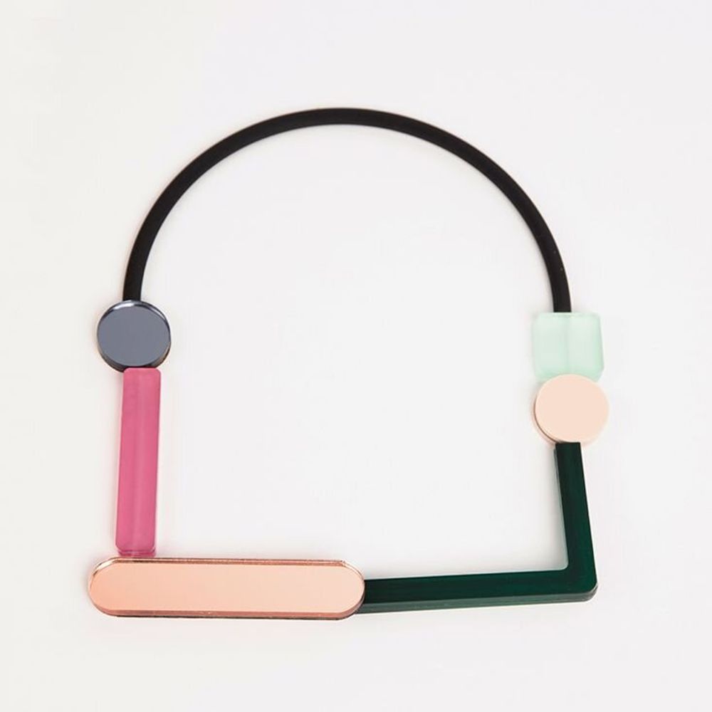 Jewelry - Impulse O Necklace – Abstract, Playful, Artistic - PAMELA COROMOTO
