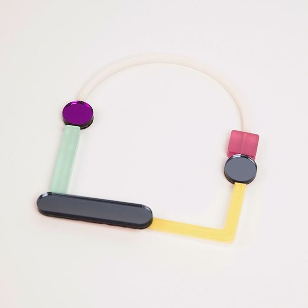 Jewelry - Impulse O Necklace – Abstract, Playful, Artistic - PAMELA COROMOTO