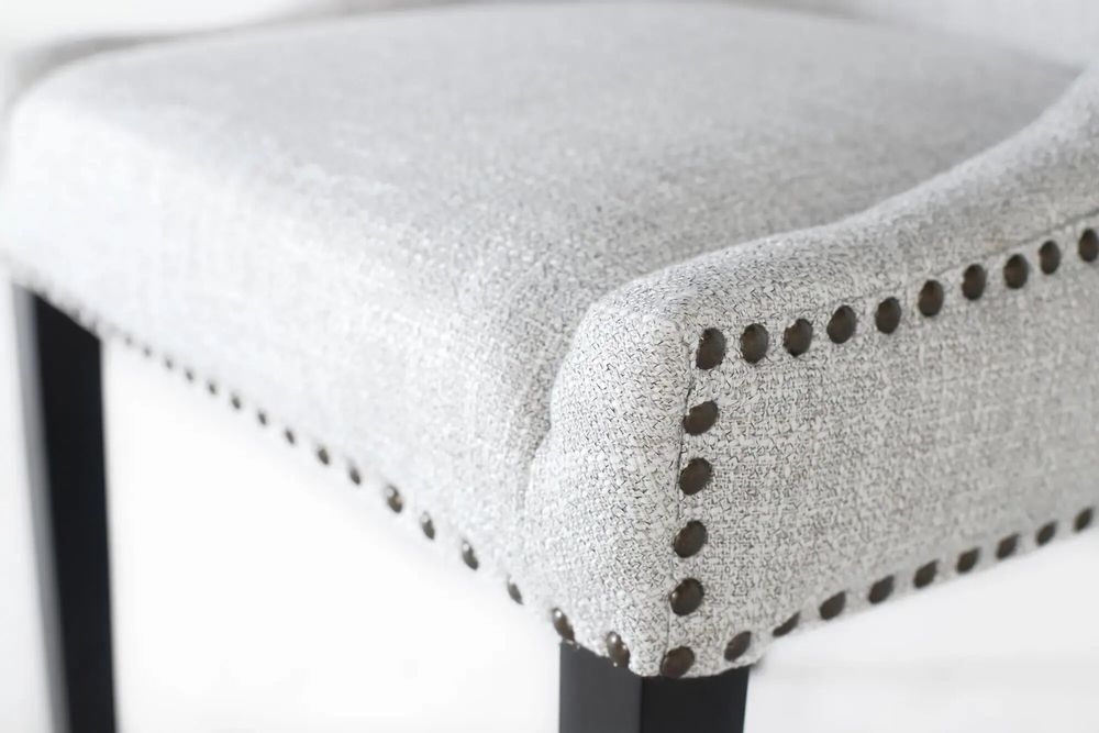 Chaises - Lot de 4 chaises en tissu gris - GINER Y COLOMER